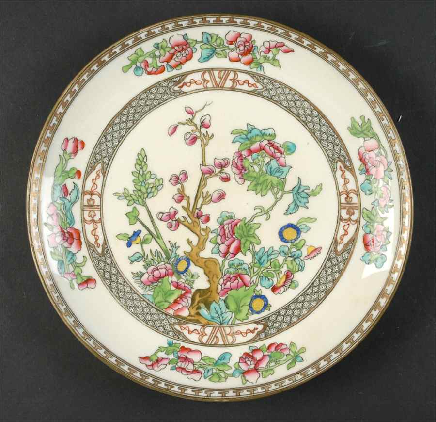 Indian Tree Multicolor (Smooth Edge) Cookie Plate by Coalport-1