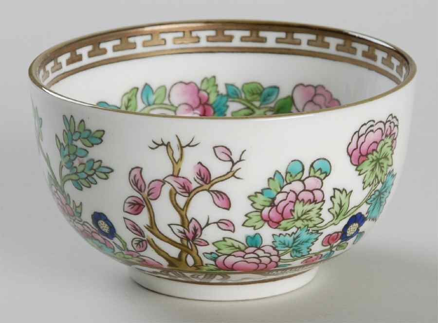 Indian Tree Multicolor (Smooth Edge) Open Sugar Bowl by Coalport-1