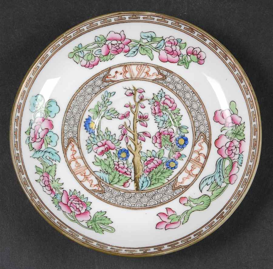 Indian Tree Multicolor (Smooth Edge) Saucer for Flat Cup by Coalport-1