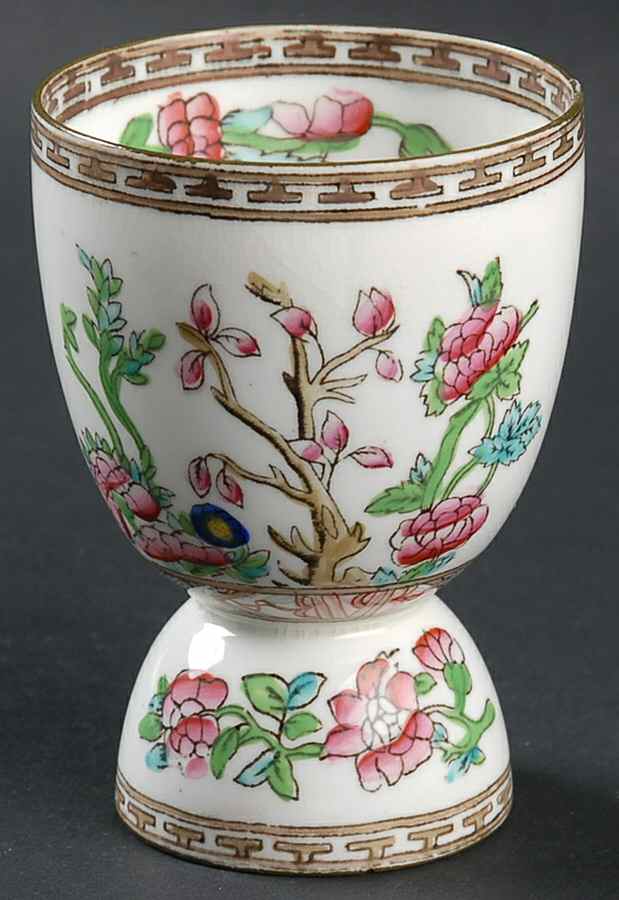 Indian Tree Multicolor (Smooth Edge) Double Egg Cup by Coalport-1