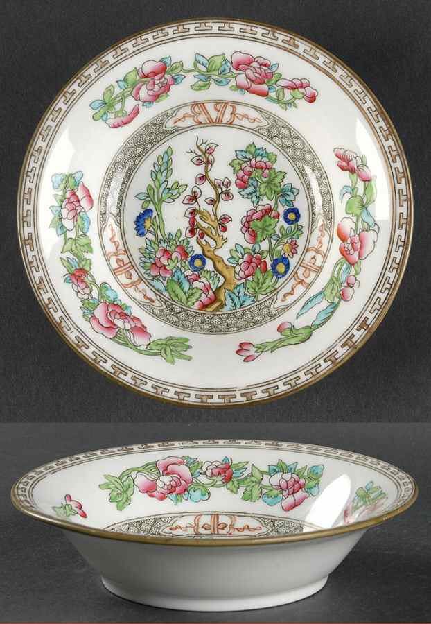 Indian Tree Multicolor (Smooth Edge) Coupe Cereal Bowl by Coalport-1