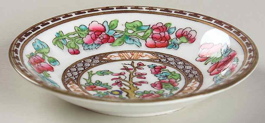 Indian Tree Multicolor (Smooth Edge) Fruit/Dessert (Sauce) Bowl by Coalport-1