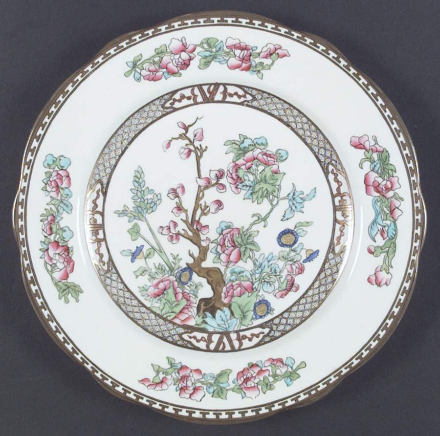 Indian Tree Multicolor (Semi Scalloped) Dinner Plate by Coalport-1