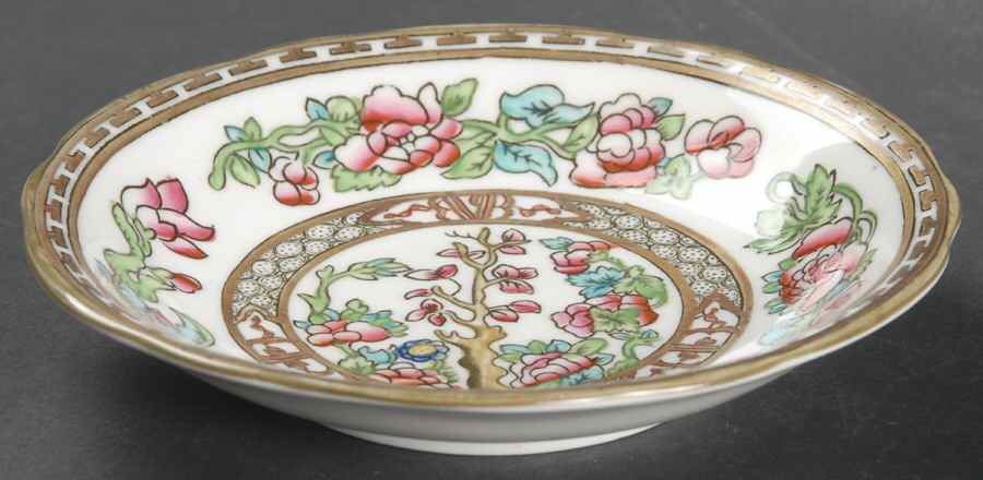 Indian Tree Multicolor (Semi Scalloped) Fruit/Dessert (Sauce) Bowl by Coalport-1
