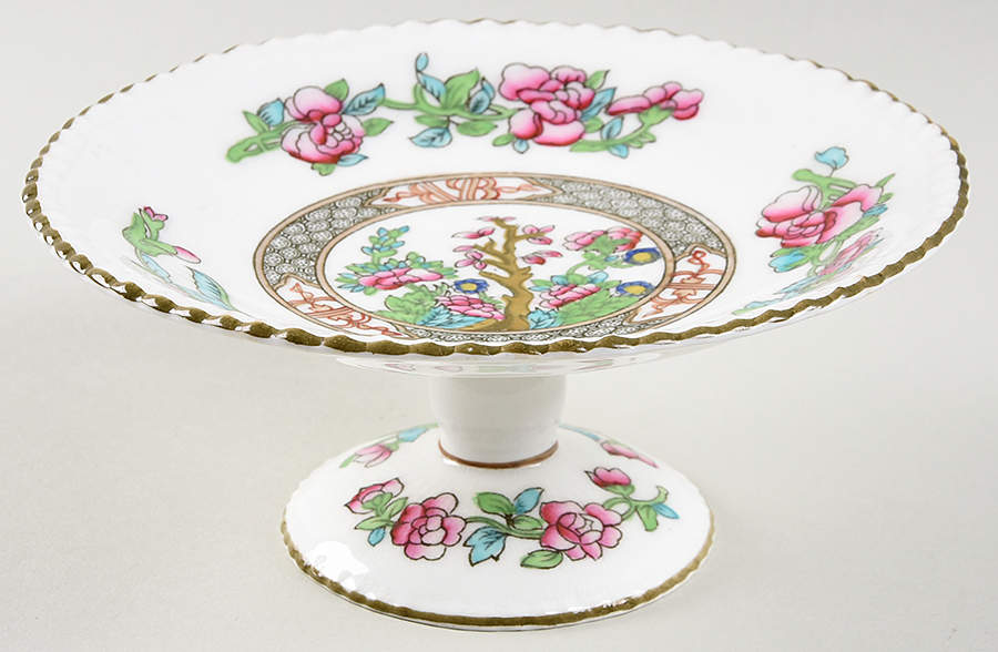Indian Tree (Beaded) Round Compote (Height X Width) by Coalport-1