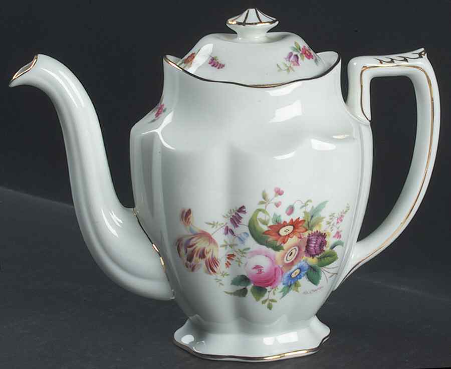 Junetime Mini Coffee Pot & Lid by Coalport-1