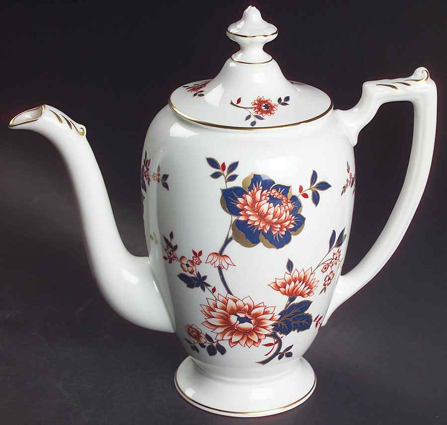 Khotar Coffee Pot & Lid by Coalport-1