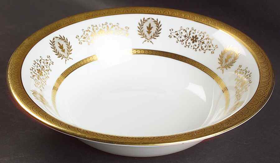 Lady Anne Gold 9" Round Vegetable Bowl by Coalport-1