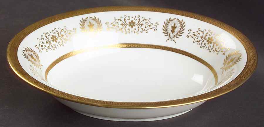 Lady Anne Gold 9" Oval Vegetable Bowl by Coalport-1