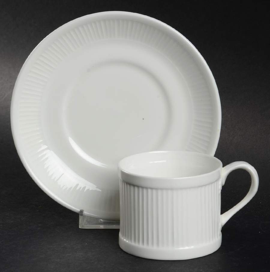 Leeds Flat Demitasse Cup & Saucer Set by Coalport-1