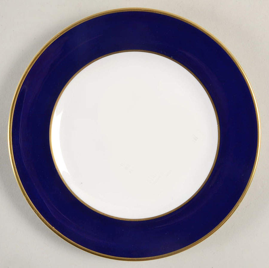Majestic Blue Bread & Butter Plate by Coalport-1