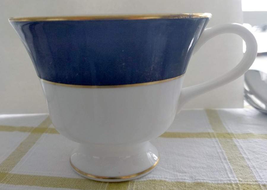 Majestic Blue Footed Cup by Coalport-1