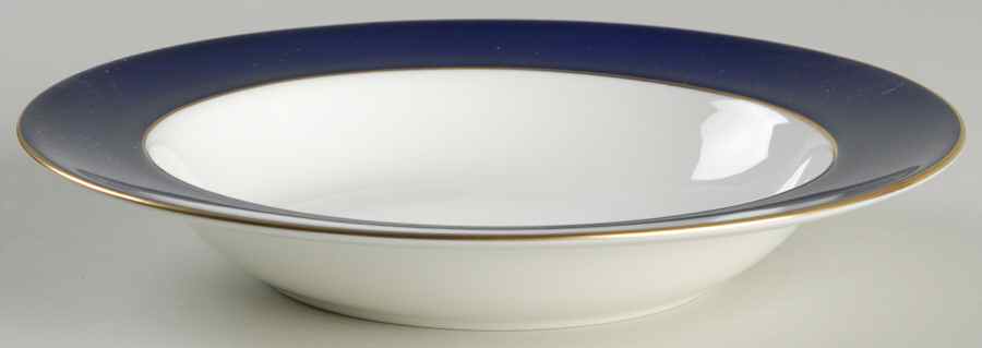 Majestic Blue Rim Soup Bowl by Coalport-1
