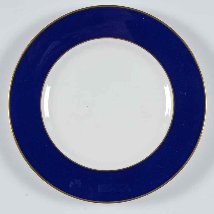 Majestic Blue Luncheon Plate by Coalport-1