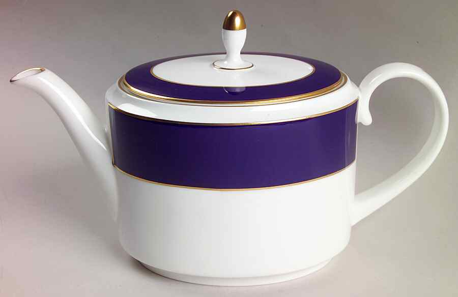 Majestic Blue Teapot & Lid by Coalport-1