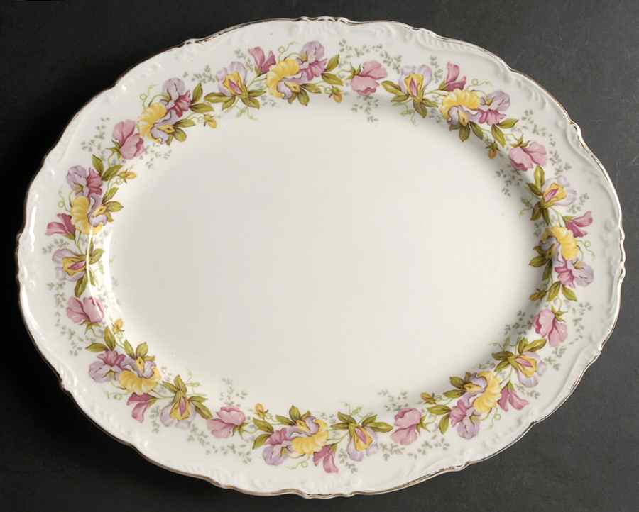 Marilyn 14" Oval Serving Platter by Coalport-1