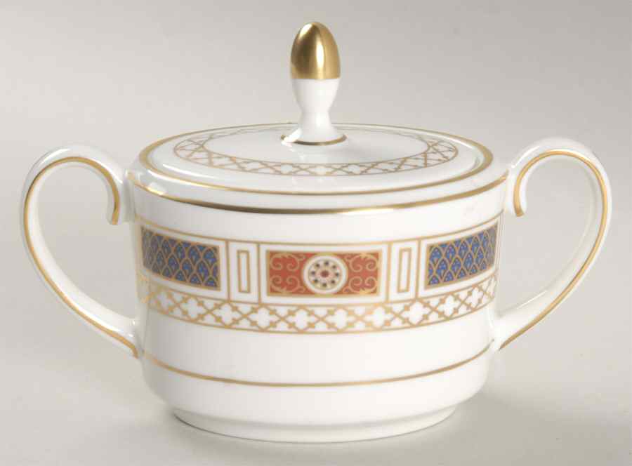 Marlborough Sugar Bowl & Lid by Coalport-1