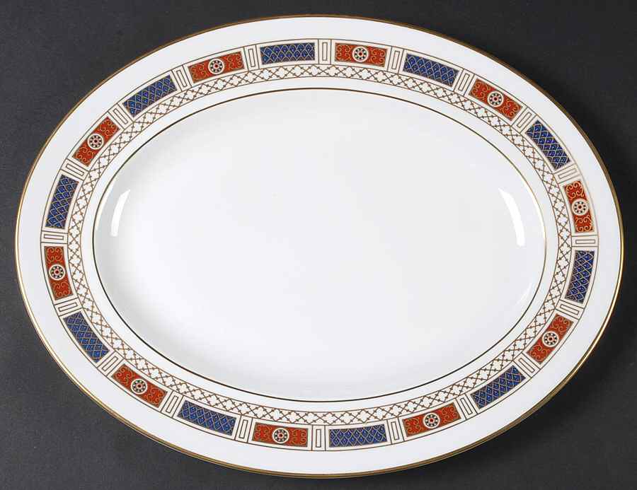 Marlborough 14" Oval Serving Platter by Coalport-1