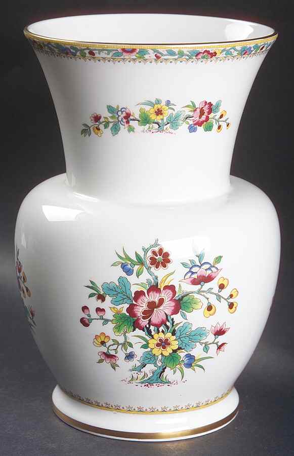 Ming Rose 8" Vase by Coalport-1