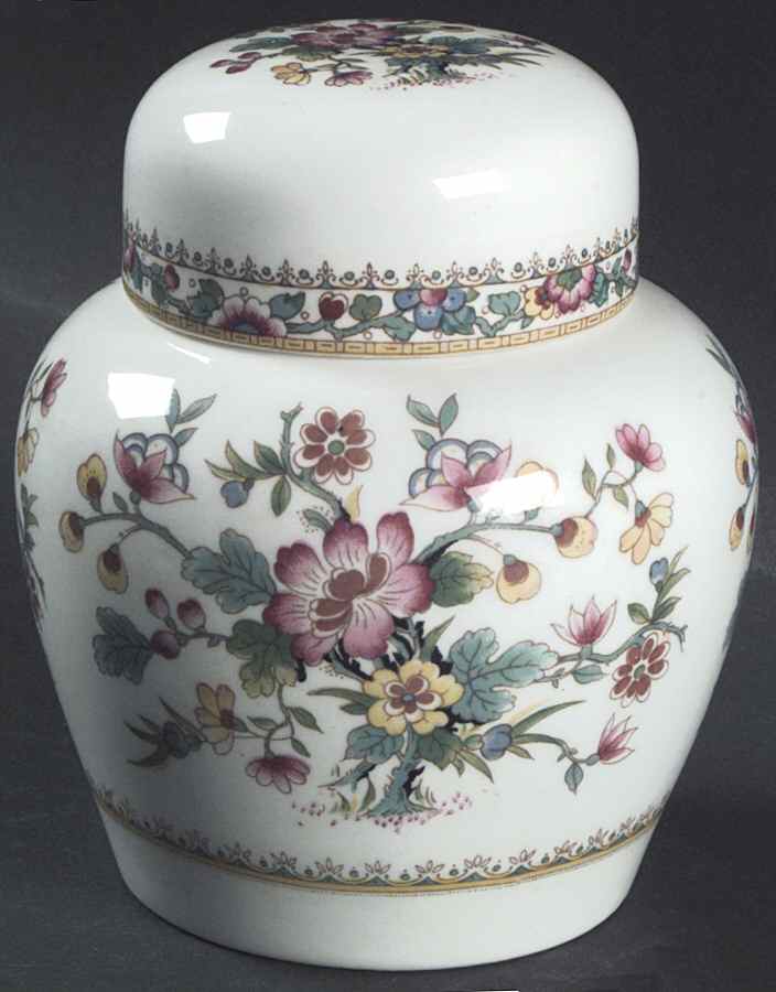 Ming Rose Large Ginger Jar & Lid by Coalport-1