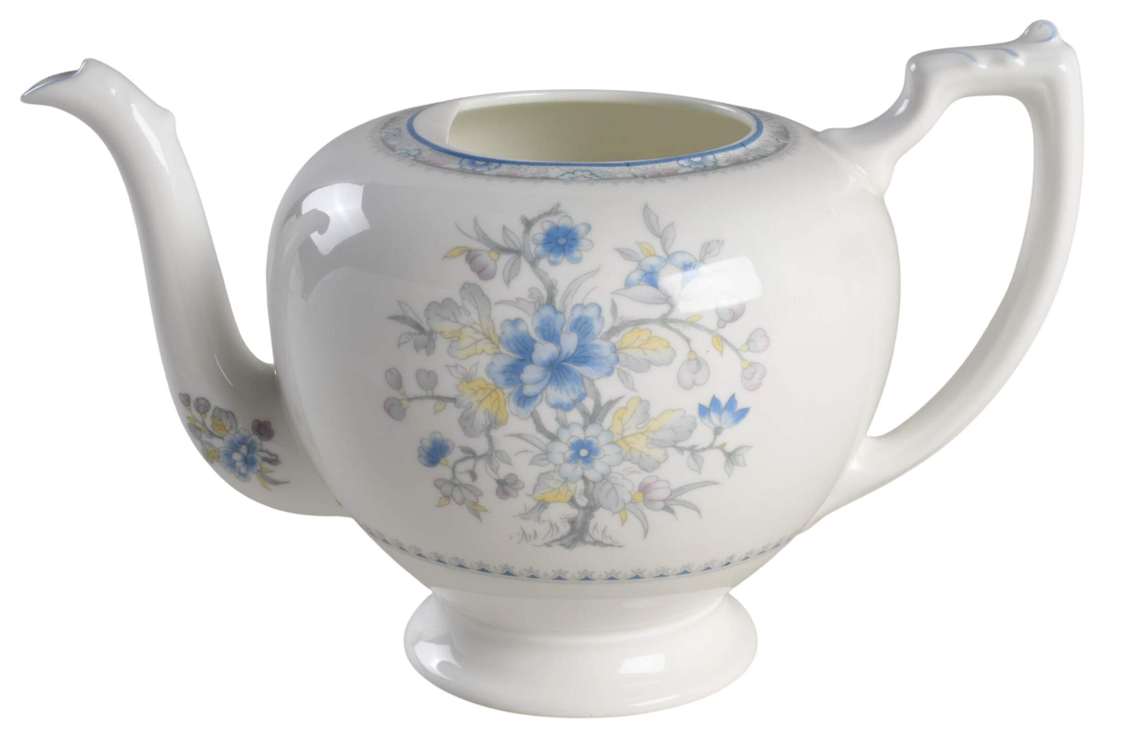Pearl Teapot No Lid by Coalport-1