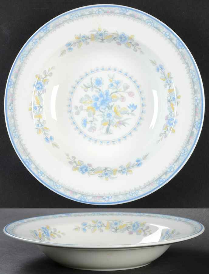 Pearl Rim Soup Bowl by Coalport-1