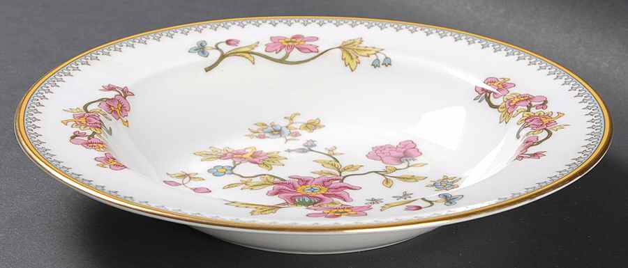 Persian Flower Rim Soup Bowl by Coalport-1