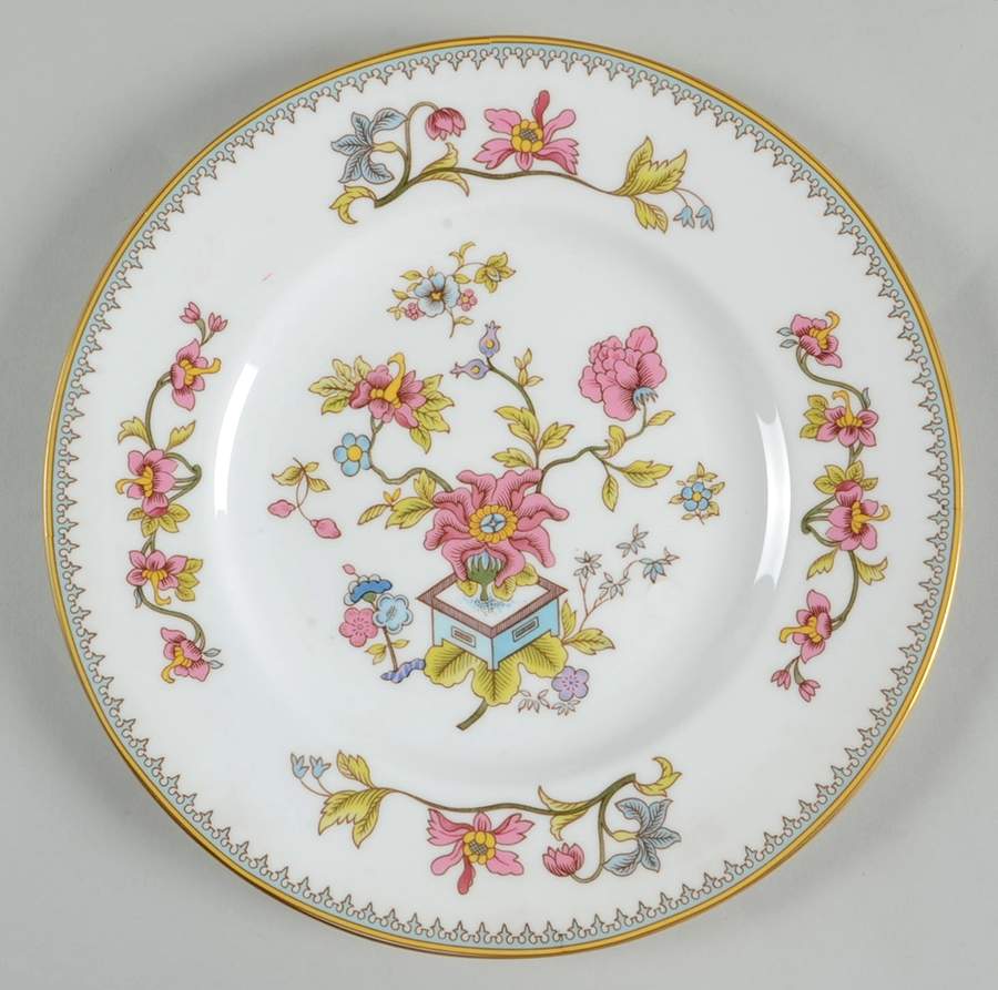 Persian Flower Luncheon Plate by Coalport-1
