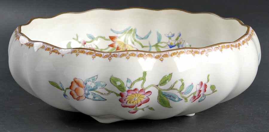 Pembroke (Scalloped Edge) Footed Bon Bon by Coalport-1