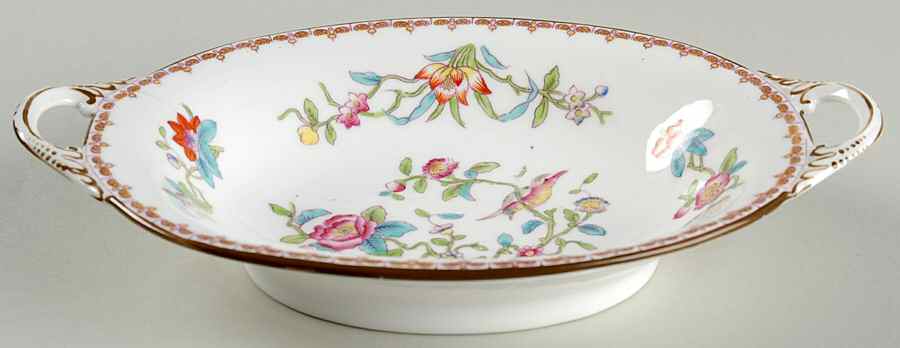 Pembroke (Smooth Edge) 2 Handle Bon Bon by Coalport-1
