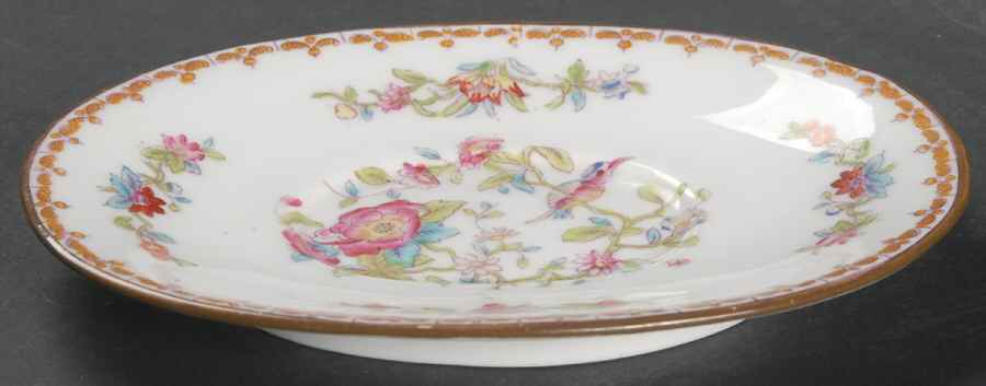 Pembroke (Smooth Edge) Individual Gravy Boat Underplate by Coalport-1