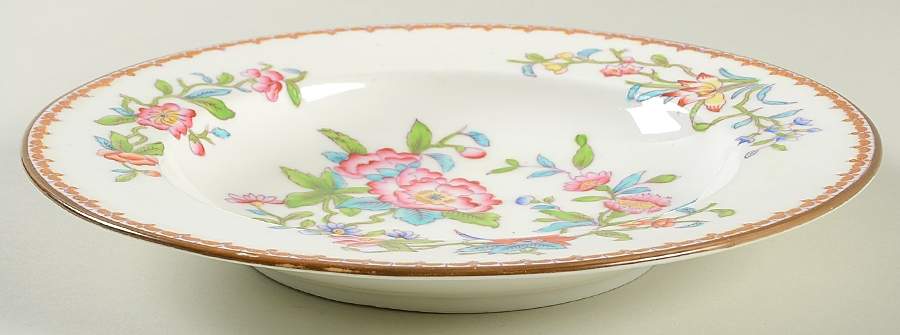 Pembroke (Smooth Edge) Large Rim Soup Bowl by Coalport-1