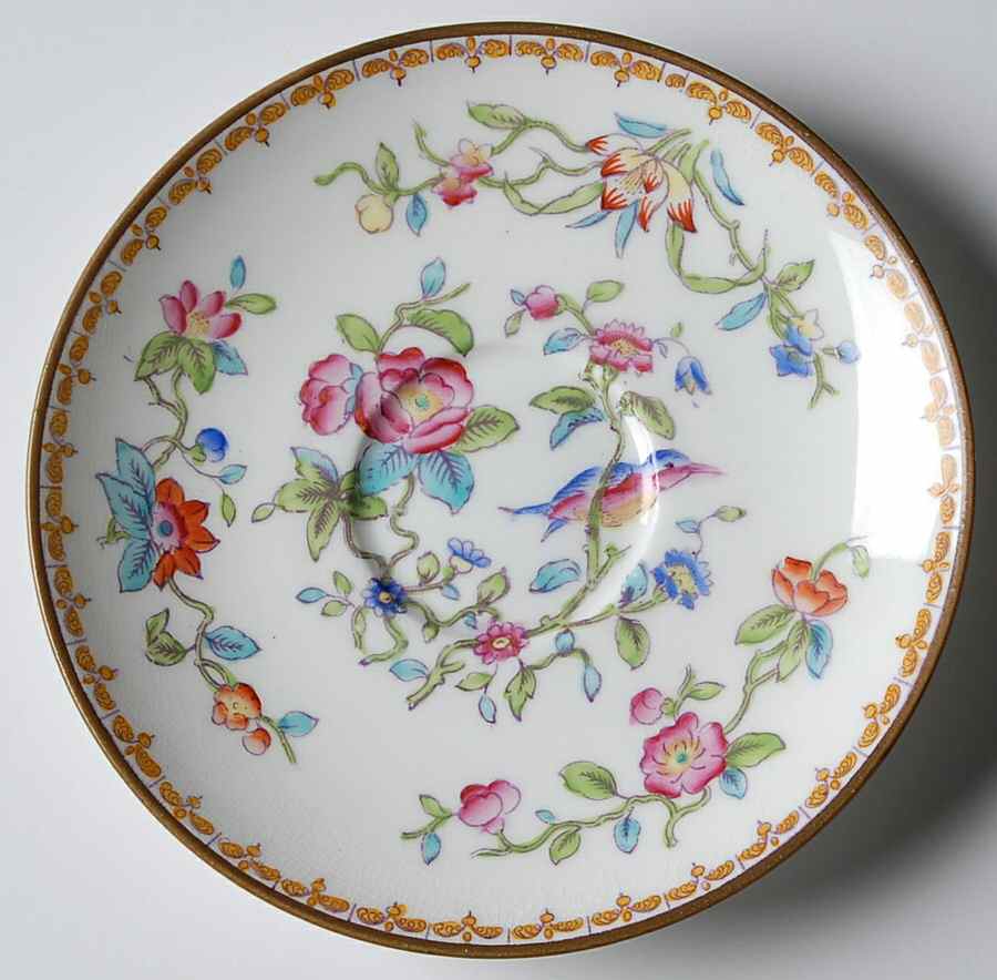 Pembroke (Smooth Edge) Saucer for Flat Cup by Coalport-1
