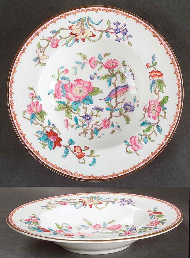 Pembroke (Smooth Edge) Rim Soup Bowl by Coalport-1