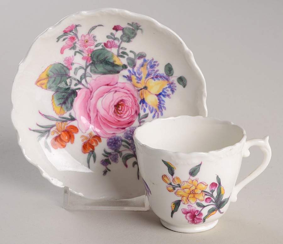 Posydale Footed Demitasse Cup & Saucer Set by Coalport-1