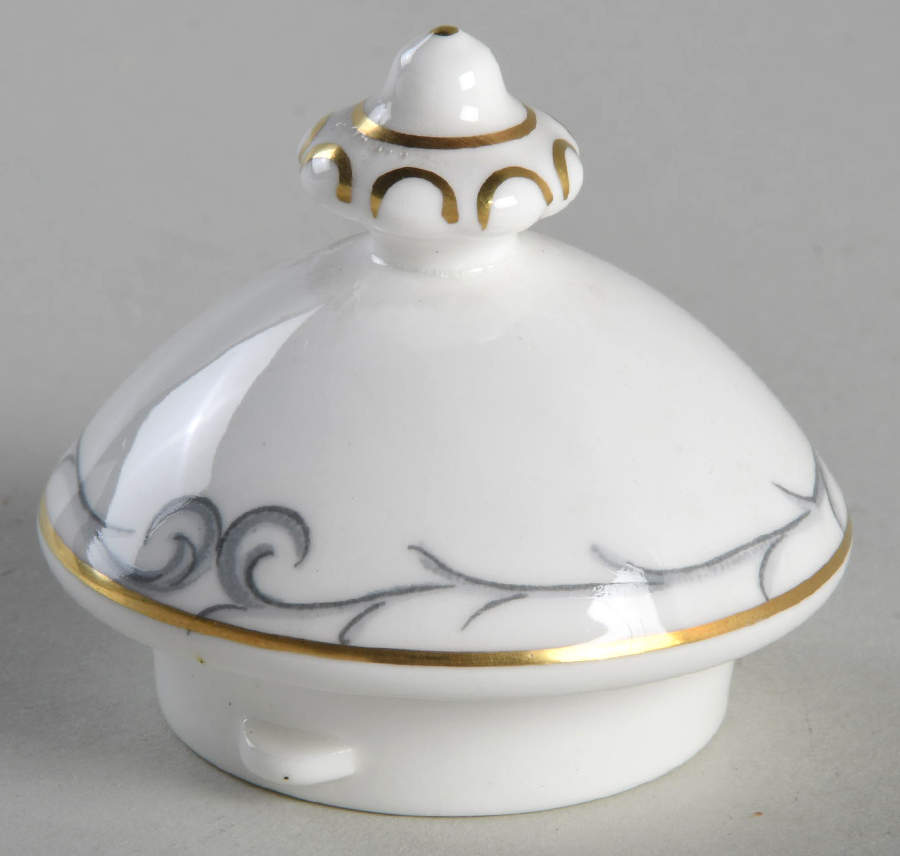 Revelry Green (Smooth) Lid for Large Syrup by Coalport-1