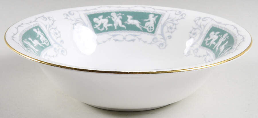 Revelry Green (Smooth) 9" Round Vegetable Bowl by Coalport-1