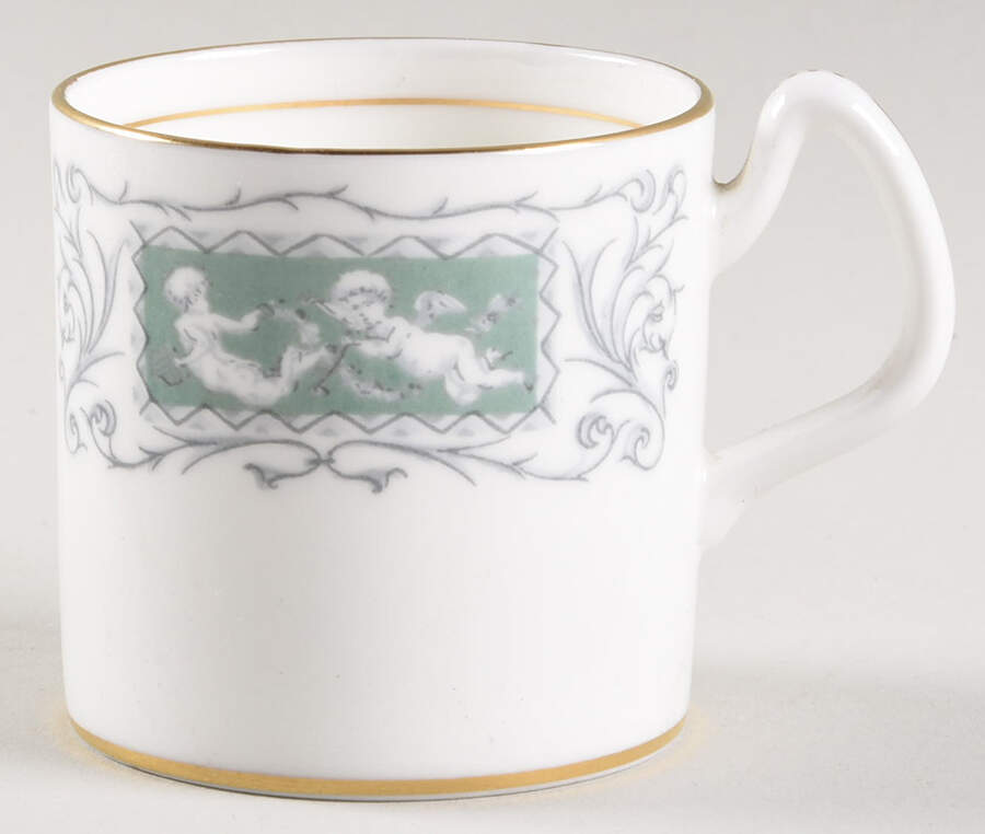 Revelry Green (Smooth) Flat Demitasse Cup by Coalport-1