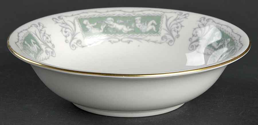 Revelry Green (Smooth) Coupe Cereal Bowl by Coalport-1
