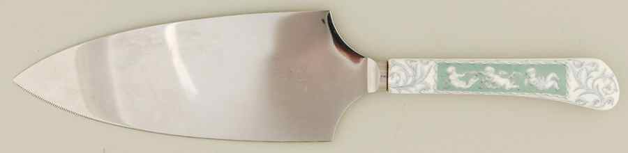 Revelry Green (Smooth) Pie Server with Stainless Blade by Coalport-1