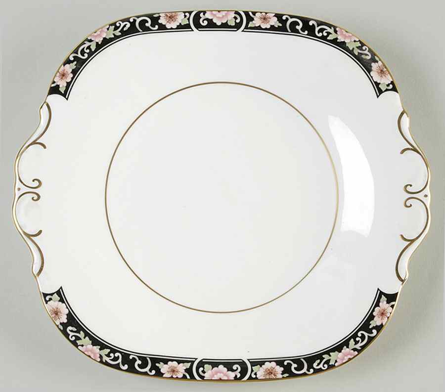 Richmond Square Handled Cake Plate by Coalport-1