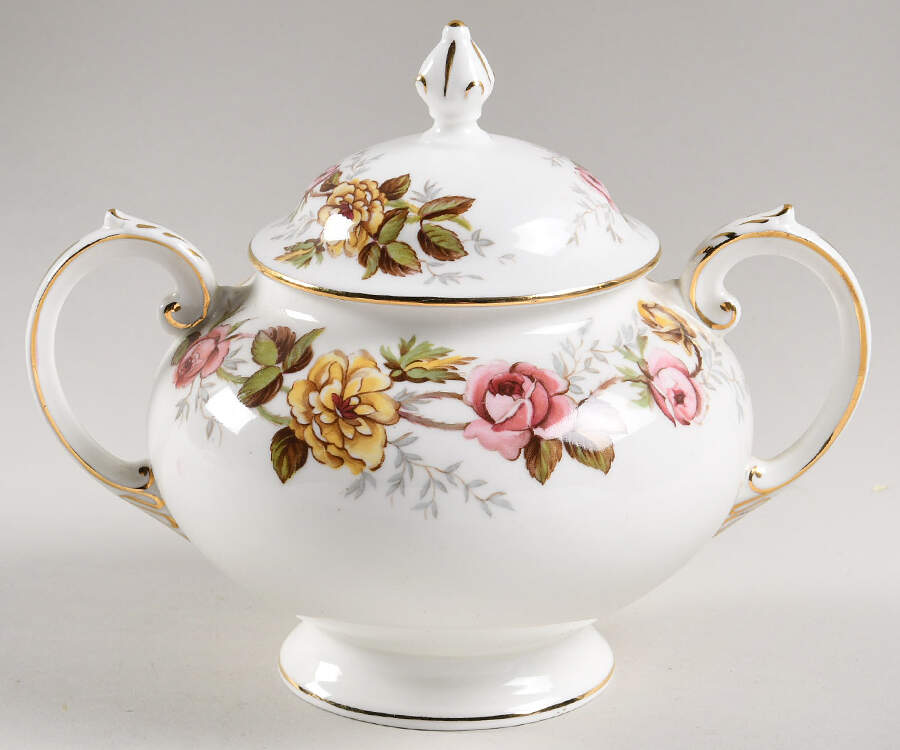 Rosalinda Sugar Bowl & Lid by Coalport-1