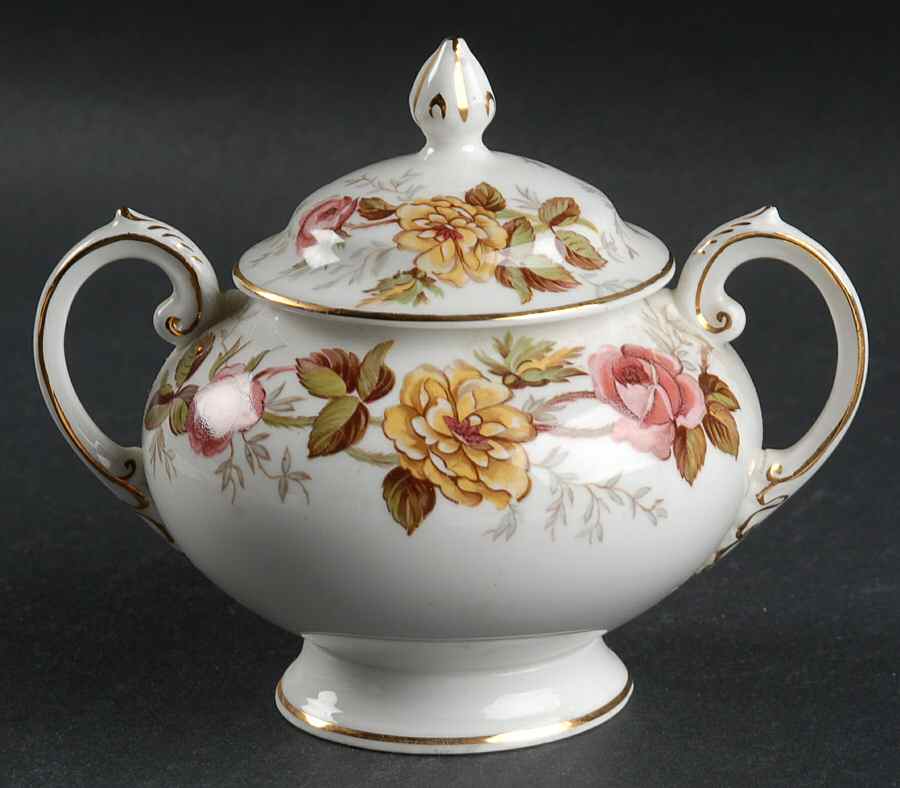 Rosalinda Sugar Bowl & Lid by Coalport-1