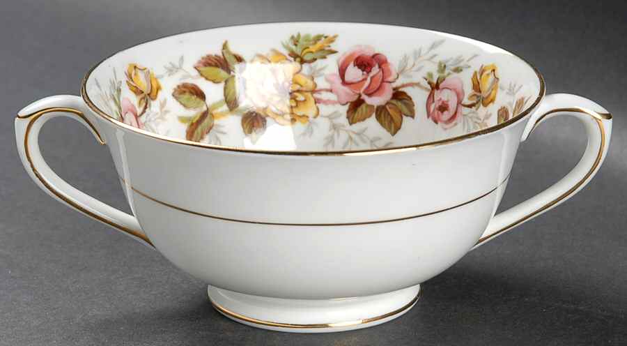 Rosalinda Footed Cream Soup Bowl by Coalport-1