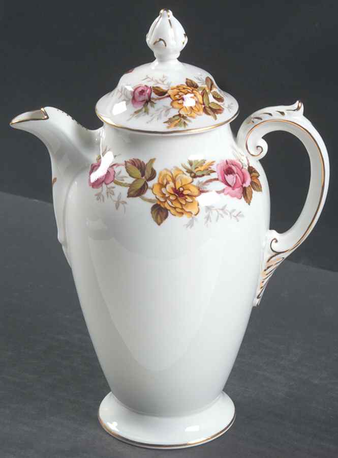 Rosalinda Small Coffee Pot & Lid by Coalport-1