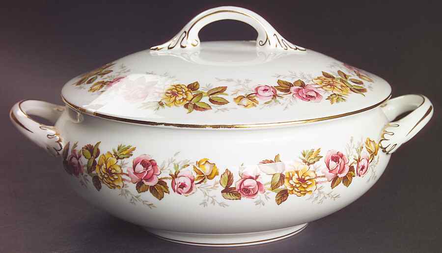 Rosalinda Round Covered Vegetable by Coalport-1