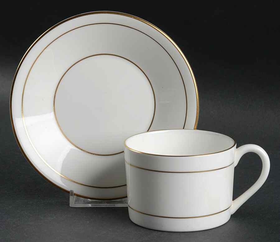 Royalty Flat Cup & Saucer Set by Coalport-1