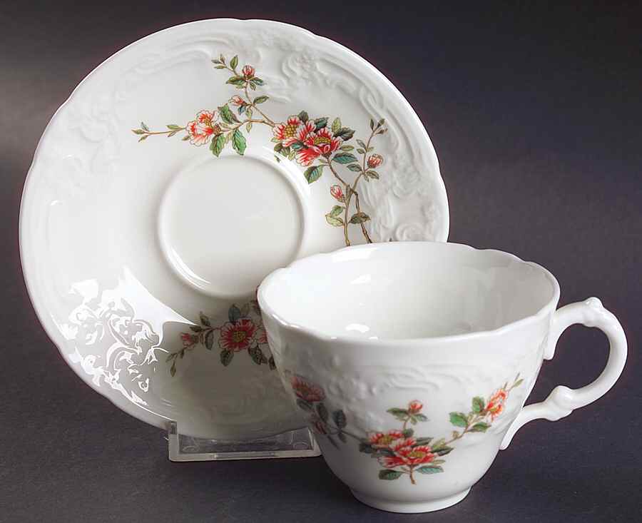 Samarkand Flat Cup & Saucer Set by Coalport-1