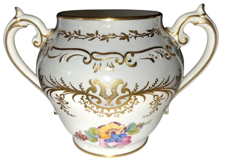 Sandringham Gray Sugar Bowl No Lid by Coalport-1