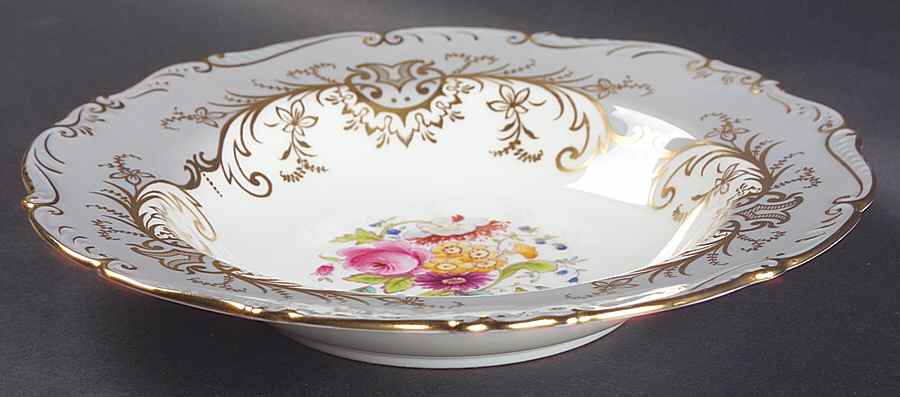Sandringham Gray Rim Soup Bowl by Coalport-1